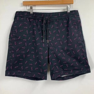 Bixby Nomad Men's Stitch Fix Shark Print Elastic Waist Drawstring Shorts SIze 36